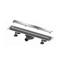 TECE Комплект TECElinus для монтажа дренажного канала 800мм с основой для плитки "tile" и панелью "steel" 2 в1  (ПРОДАЕМ только с нашего склада!!!)