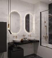 Столешница прямая FLAT NERO MARQUINA 1610*460*70