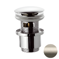 Донный клапан с переливом 1”1/4 Remer 905CC2114XV, сталь