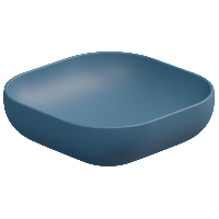 Раковина накладная 45 см GSG Ceramic Design Easy EALAVQU45027, Denim Matt