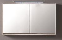 IBX LUXOR, зеркальный шкаф 100 см, 2 двери, цвет натуральный