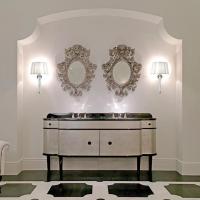 Devon Rose 50 Раковина (520х410 мм) со сливом-переливом, врезная снизу под столешницу, без отверстия под смеситель, цвет: белый