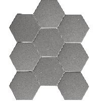 Кер. мозаика Hexagon big Grey Matt (FQ21016) 256х295х6