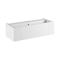 KERASAN KANAAL Раковина подвесная ,с 1 отв под смес, 100х40х25 см, цвет белый глянец