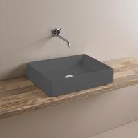 Artceram SCALINO Раковина накладная 38х55 см, без отв под смеситель, без слив перелива, цвет blu denim