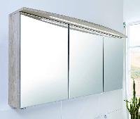 Puris Vuelta, зеркальный шкаф с LED подсветкой 900 мм, цвет белый высокоглянцевый