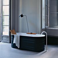 Agape Vieques Ванна отдельностоящая 150x72.6x67.5 см, со спинкой, цвет: bicolore