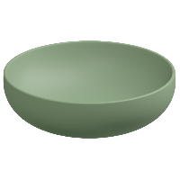 Раковина накладная 45 см GSG Ceramic Design Easy EALAVRO45031, Salvia Matt