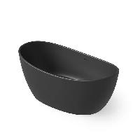 DEA DESIGN Elegant Ванна отдельностоящая 163x85xh64 см, материал: Solid Surface искуственный камень, цвет: Black №16