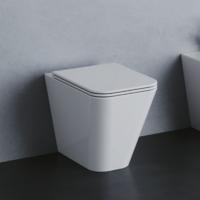 AZZURRA BUILD Сиденье быстросъемное для унитаза, цвет белый петли хром, микролифт