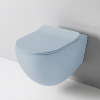 Artceram FILE Унитаз подвесной Rimless 36x52 см, цвет pale blue