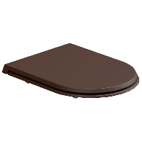 Крышка с сиденьем для подвесного унитаза с микролифтом GSG Ceramic Design Cruise CRCOPRSLTICR035, Cacao Matt