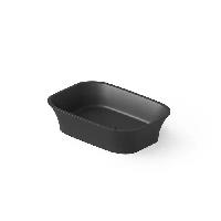 DEA DESIGN Washbasins Раковина настольная 55x38xh14 см, материал: Solid Surface искуственный камень, цвет: Black №16