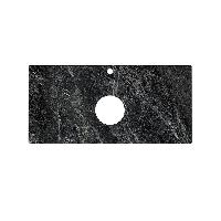 Спец. декоративное изделие для накладных раковин 100 см Риальто темный серый лаппатированный