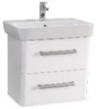 Умывальник мебельный керам. с креплением Сканди 85 с/о  белый с1