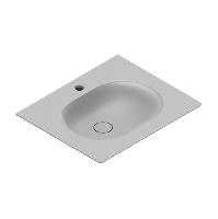 Catalano SFERA Раковина консоль 60x50, с 1 отв. под смеситель, покрытие Cataglaze+ , цвет Cemento Satinato