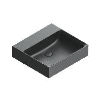 Catalano PREMIUM Раковина 50x47, без отв. под смеситель, покрытие Cataglaze+, цвет черный матовый