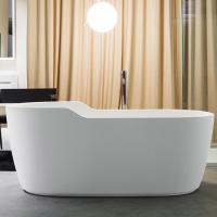 ANTONIO LUPI FUNNY WEST Ванна отдельностоящая 1510х800х600 мм., с нажимным донным клапаном, сифоном и гибким шлангом, Cristalplant, цвет белый