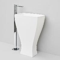 Artceram JAZZ Livingtec раковина отдельно стоящая с сифоном, 60х48х85см, цвет белый глянцевый В АМ ГРУПП НА СКЛАДЕ 1ШТ БРАКОВАННАЯ