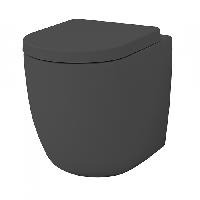 Artceram FILE Унитаз напольный Rimless 36x52 см, цвет черный