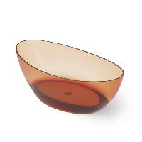 DEA DESIGN Elegant Ванна отдельностоящая 180x90xh62 cm, материал: Glasstech прозрачная смола, цвет: Sunset R1