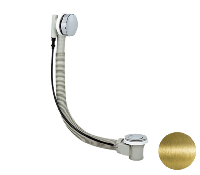 Слив-перелив полуавтоматический для ванны Remer 96PVO, состаренная латунь