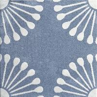 Palmas Blue Decor 1 20x20