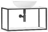 Тумба под умывальник Аляска НП 100 Белый глянцевый (1)