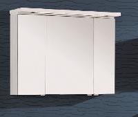 Puris Swing, зеркальный шкаф 900 мм, цвет белый глянец