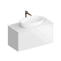 Kerama Marazzi Тумба PLAZA Modern подвесная 100 белый 2 ящика (нов. артикул - PLB.M.100.2\WHT.V)