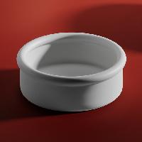 ARTCERAM Brera Раковина настольная Ø 43 см, цвет белый матовый