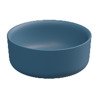 Раковина накладная 42 см GSG Ceramic Design Hit! HILAVRO42027, Denim Matt