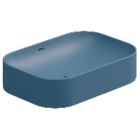 Раковина накладная 60x42 см GSG Ceramic Design Easy EALAVTP60027, Denim Matt