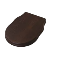 Artceram HERMITAGE Сиденье для унитаза, шарниры хром, цвет орех(noce) с микролифтом