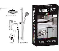 Набор смесителей для ванной комнаты Remer Winner W0910315RMOI