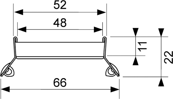 TECE Лоток "plate II", 800 мм,  основа для плитки, нержавеющая сталь 