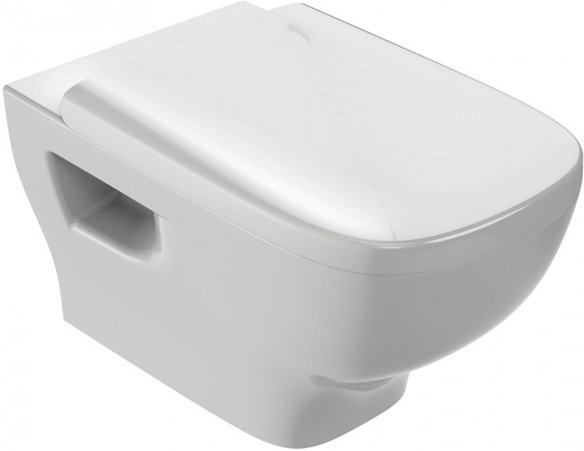 EDE102-00 унитаз подвесной STRUKTURA безободковый /54х34/(белый) 