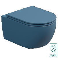 Чаша подвесного унитаза со смывом Eco Clean GSG Ceramic Design Like LKWCSOEC027, Denim Matt
