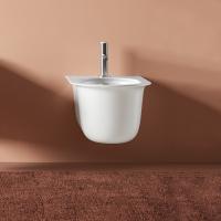 Artceram CHIC Биде подвесное  38х53 см, с 1 отв под смеситель, с крепеж. цвет белый матовый (акция из наличия)