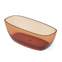 DEA DESIGN Soul Ванна отдельностоящая 170x72xh56 см, материал: Glasstech прозрачная смола, цвет: Sunset R1