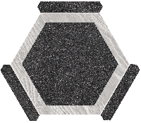  Орегон серый - графит 22x25 (0,75)