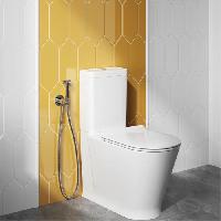 Kerama Marazzi Унитаз PLAZA Modern напольный безободковый, белый глянцевый