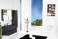 Пенал Vallessi 120*35*28,5cm  Антрацит матовый