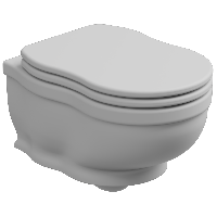 Чаша подвесного унитаза GSG Ceramic Design Time TIWCSO001, белый матовый