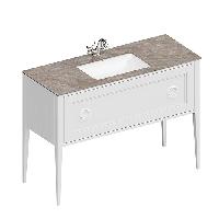 Kerama Marazzi Тумба PLAZA Classic NEO напольная 1 ящик 120, белая матовая