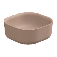 Раковина накладная 42 см GSG Ceramic Design Hit! HILAVQU42032, Cipria Matt