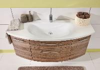 Puris Classic Line, тумба под раковину 1400 мм, цвет дуб трюфель