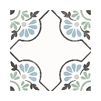 TANGER BLUE PETALS/12,3X12,3