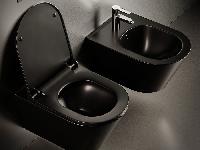 Биде подвесной, Avva Черный матовый