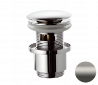 Донный клапан с переливом 1”1/4 Remer 905CC2114NPO, никель матовый брашированный